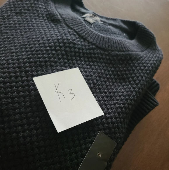 NWT Banana Republic women sweater short sleeve sz.M oversized - Picture 10 of 10